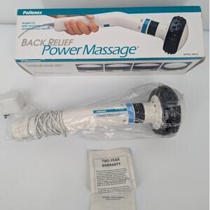 Pollenex Back Relief Power Massage Handheld Massager Model WM15 Vintage Boxed